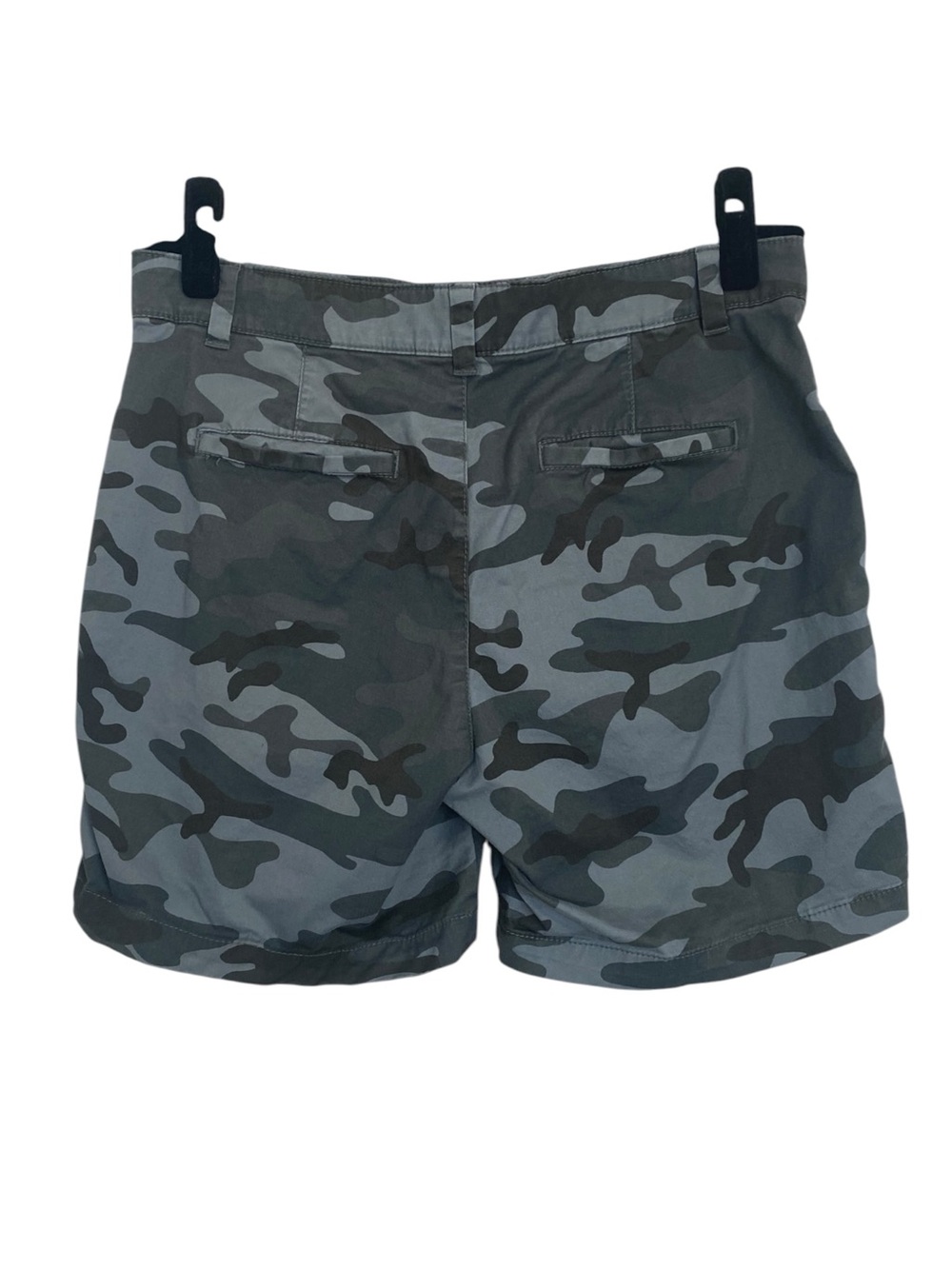 Gap Girlfriend Utility Cargo Shorts Women’s 8 Green Gray Camo Cotton Stretch - Picture 4 of 8